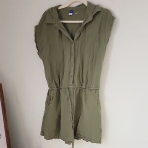 Old Navy Sage Green Casual Romper